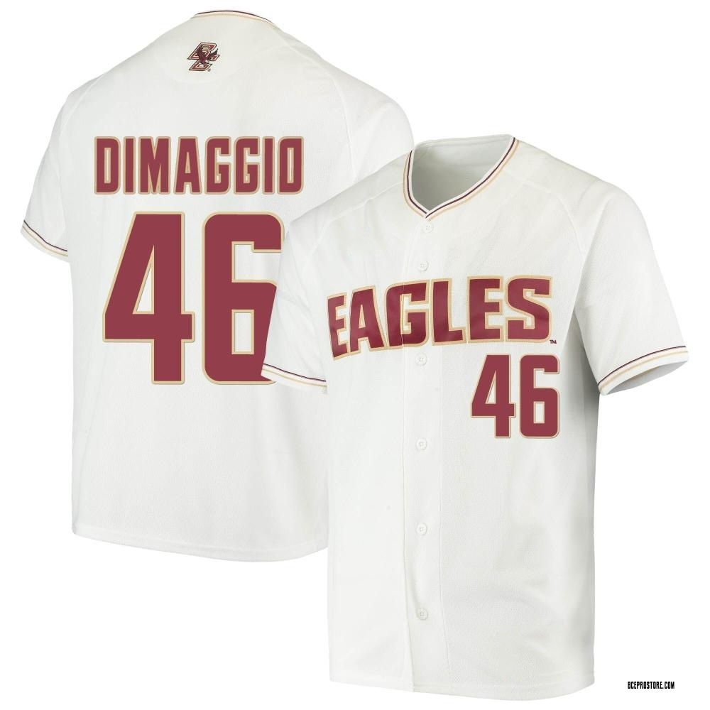 Men's Under Armour White Boston College Eagles Replica Performance Baseball  Jersey